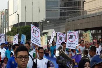 Kemenhub sosialisasi batas kecepatan melalui jalan santai