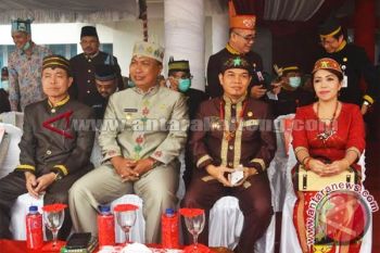 Bupati Bartim Hadiri Peringatan Hari Jadi Barsel 