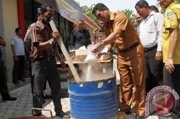 Sabu Senilai Rp100 Juta Dimusnahkan oleh BNN Jateng