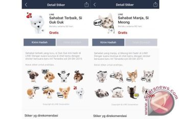 LINE Hadirkan Stiker Hewan Peliharaan Bersuara