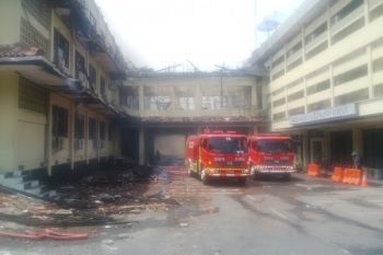 Seratusan Sepeda Motor di Mapolda Ikut Terbakar