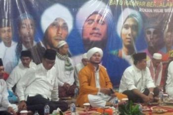 Bupati Rohil Hadiri Tabligh Akbar di Desa Bantayan