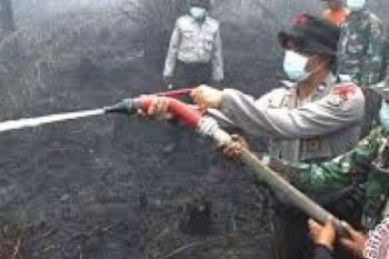 Ratusan TNI Turun Kuansing Padamkan Api