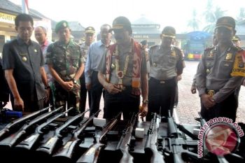 Kapolda Cek Kesiapan Pengamanan Pilgub Kalteng di Barut