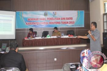 Parimo Terapkan Gini Ratio Ukur Pemerataan Pendapatan Masyarakat