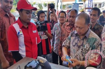 Pertamina dan Bank Mandiri Papua terapkan pembayaran non tunai