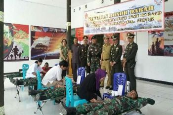 Kodim Boven Digoel gelar donor darah
