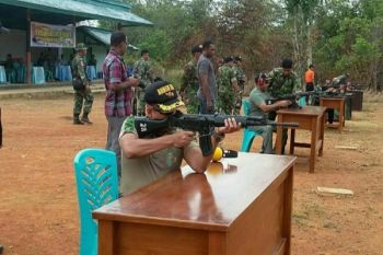 Kodim 1711/BVD gelar lomba menembak 
