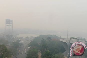 Masyarakat Palangkaraya mulai raskan kabut asap