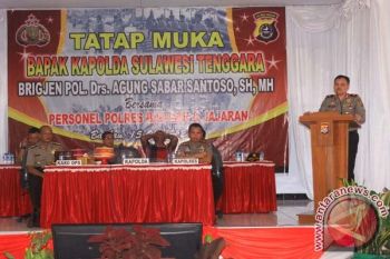 Kapolda Sultra Ajak Koramil Bekerja Sama Polsek
