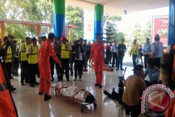 Bandara Samrat Gelar Latihan Penanggulangan Keadaan Darurat