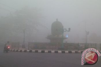 Jarak Pandang Di Muara Teweh 30 Meter