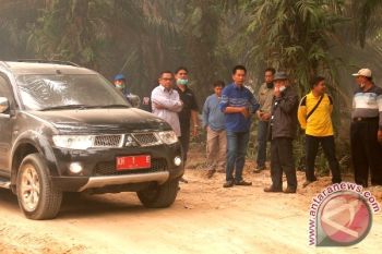 Bupati Barut Tinjau Perbaikan Jalan Penghubung