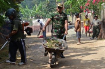 Pendam XVII/Cenderawasih bangun jamban di kelurahan Ardipura Jayapura