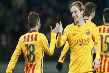  Racitic cetak dua gol saat Barca kalahkan Bate