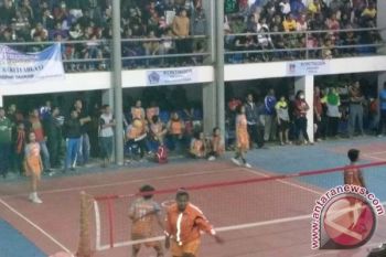 Tim Putri Sulsel-Papua Barat Rebut Kemenangan Sepak Takraw