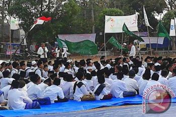 Santri Lampung Timur Sambut Hangat Hari Santri 