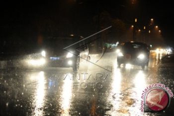 Kota Sampit Tergenang Usai Hujan Deras 