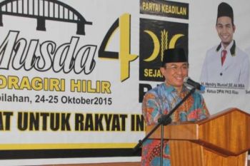 Bupati Inhil Hadiri Penutupan Musda PKS