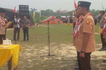 Bupati Rohil Lantik Pengurus Saka Bhayangkara&amp;#8206; Pramuka