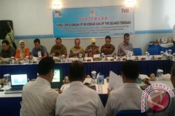 Komisi I DPR Pertemuan Dengan RRI-TVRI Sultra 