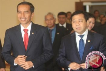 Presiden-DPR Rapat Konsultasi Di Istana Merdeka