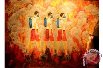 Pameran seni rupa bencana asap