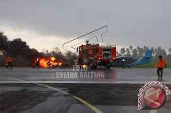 Bandara Kuala Pembuang Gelar Simulasi Kecelakaan Pesawat