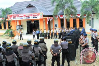Polres Balangan Gelar Simulasi Rayonisasi Pengamanan Pilkada