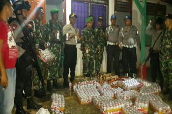Kodim BVD gagalkan peredaran minuman keras