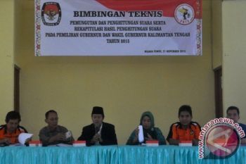 KPU Barut Bimtek  Perhitungan dan Rekapitulasi Suara