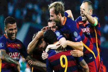  Barca hancurkan Roma dengan skor 6-1