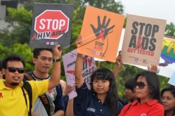 Puluhan Aktivis Mendesak Perda HIV/AIDS Disosialisasikan