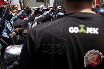 Driver Go Jek unjukrasa tuntut transparansi manajemen 