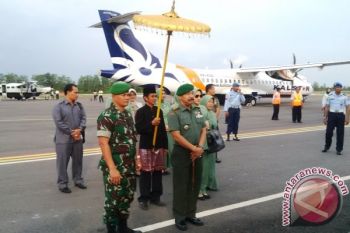 Kunjungan Perdana Danrem di Kobar