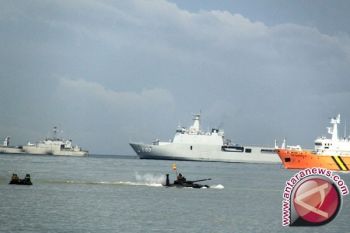 Wapres Disuguhi Atraksi Laut TNI AL