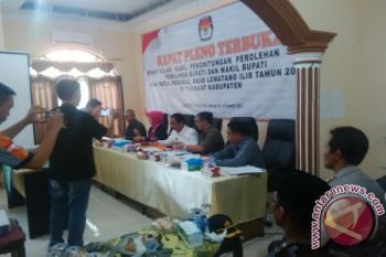 KPU Penukal Abab rampungkan pleno hasil Pilkada 