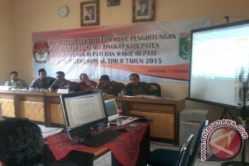 KPU Lampung Timur gelar rekapitulasi perolehan suara 