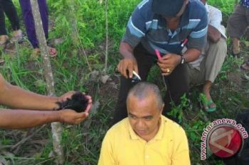 Edward Anthony penuhi nazar gundul dan berenang