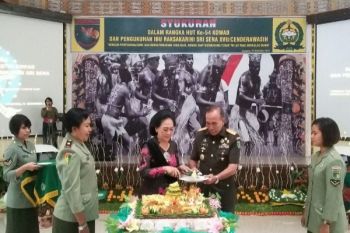 Peringatan HUT ke-54 Kowad di Kodam Cenderawasih