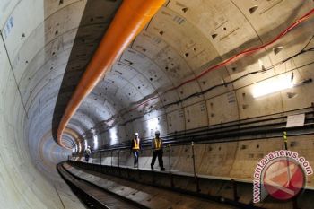 Presiden Tinjau Pengeboran Terowongan MRT Jakarta