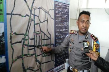 Polresta Bandarlampung Rekayasa Lalulintas pada Pergantian Tahun