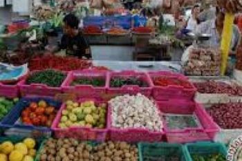 Pembangunan Los Pasar Kuansing Hampir Rampung