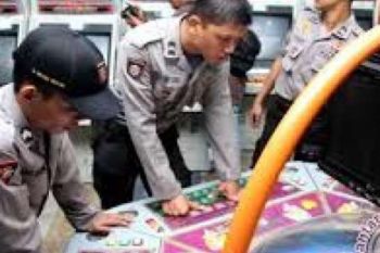 Aparat Gabungan Dumai Razia Lokasi Arena Permainan
