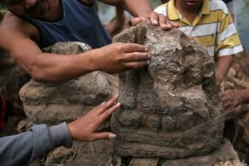 Ditemukan Arca Bersejarah di Boyolali