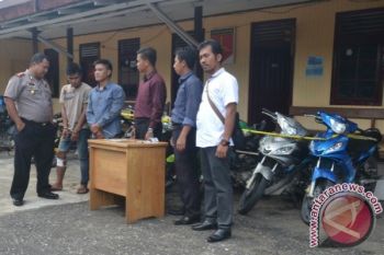 Polres Barsel Ringkus Spesialis Pencuri Motor 