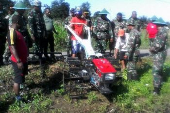 Koramil Nabire ajak petani garap lahan sawah