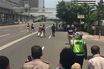 BOM JAKARTA - Jokowi Ajak Masyarakat Tidak Takut