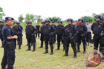 Brimob Di Kotim Intensifkan Latihan Melawan Teroris 