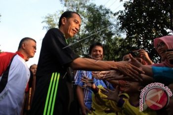 Presiden Jokowi Kunjungi  "Car Free Day"  di Solo
